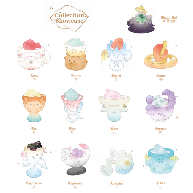 Twelve Constellation PAI Crystal Blind Box